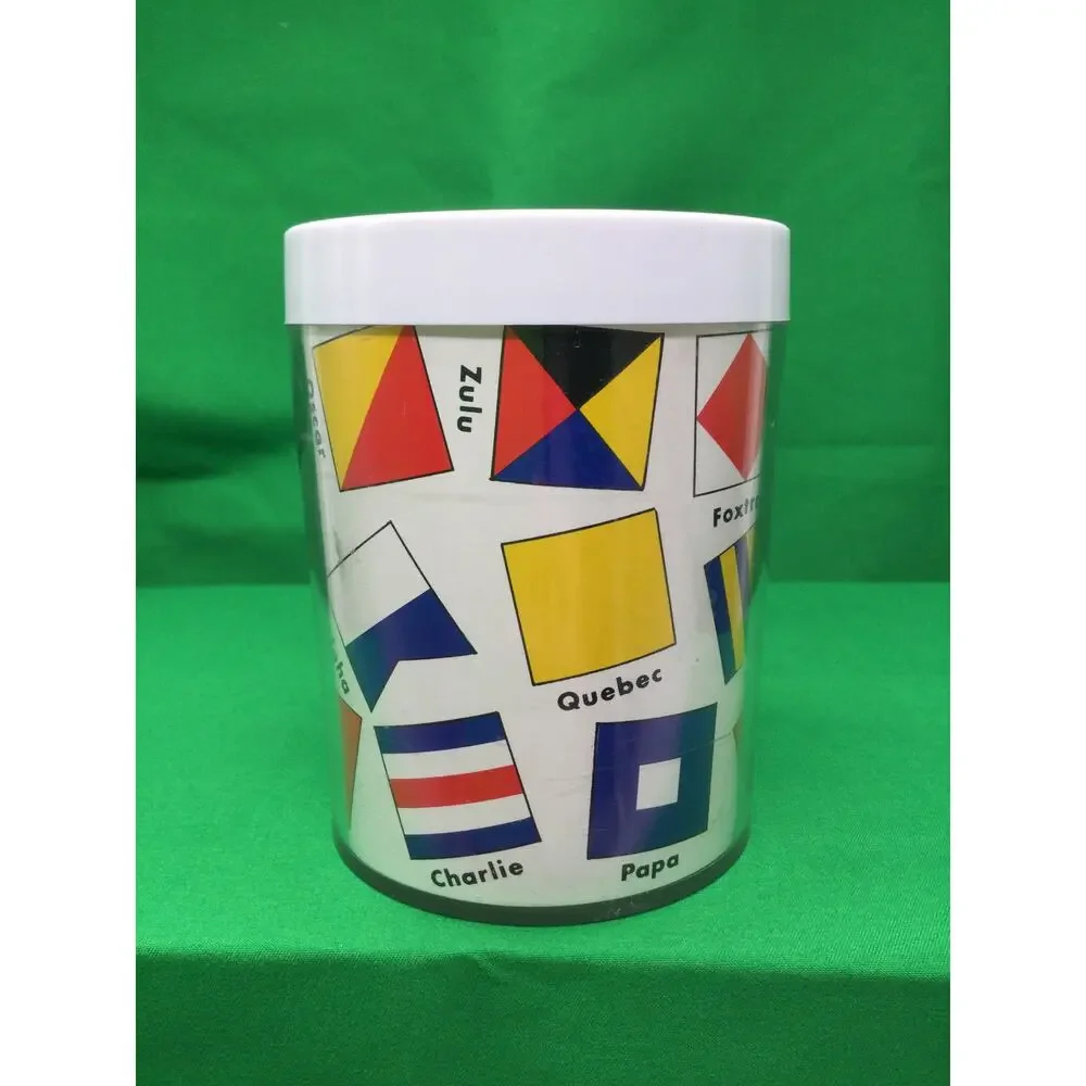 Vintage Thermo Serv Signal Flags mug